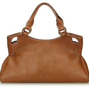 Cartier leather Marcelo  Handbag